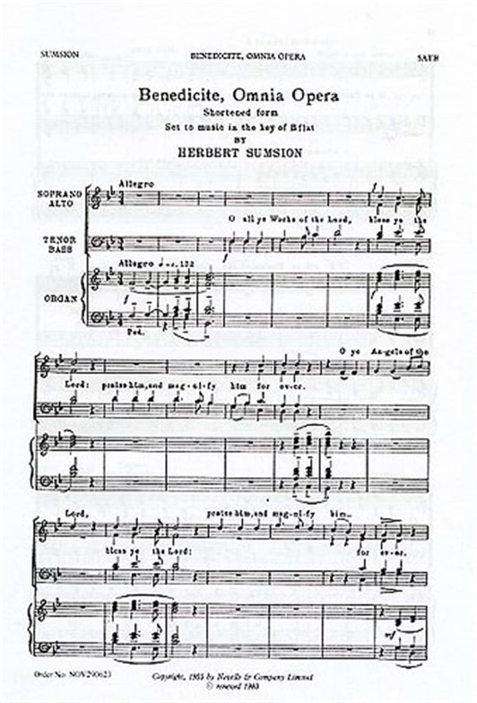 Benedicite Omnia Opera